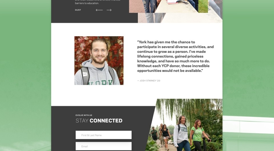 Campaign Homepage